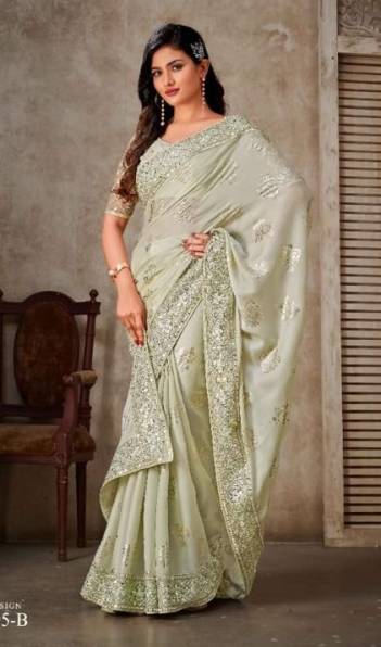 Design 495 Colours By Mehak Designer Partywear Saree Collection